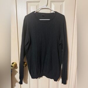 J. Crew Men's Dark Gray Crewneck Sweater